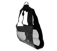 Animal Weighing Sling for Small Animals, Nylon Black D Ring | Breathable Mesh, Easy Suspension on Scale, Portable Handling, for Veterinary Staff and Farmers