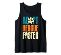 Animal Welfare ADOPT RESCUE FOSTER Funny Animal Rights Tank Top