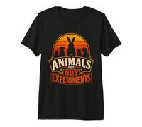 Animal Welfare Animals are NOT Experiments Animal Rights Premium T-Shirt