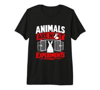 Animal Welfare Animals are NOT Experiments Animal Rights Premium T-Shirt