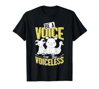 Animal Welfare BE A VOICE FOR THE VOICELESS Animal Rights T-Shirt