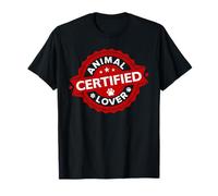 Animal Welfare CERTIFIED ANIMAL LOVER Funny Animal Rescuer T-Shirt