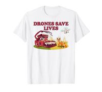 Animal Welfare Drones-Pilot Drone Save Nature Conservation Value Graphic T-Shirt
