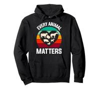 Animal Welfare EVERY ANIMAL MATTERS Funny Animal Rights Pullover Hoodie