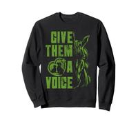 Animal Welfare GIVE THEM A VOICE Funny Animal Rights Sweatshirt