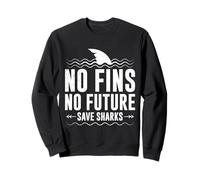 Animal Welfare NO FINS NO FUTURE SAVE SHARKS Animal Rights Sweatshirt