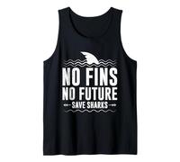 Animal Welfare NO FINS NO FUTURE SAVE SHARKS Animal Rights Tank Top