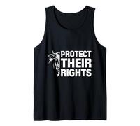 Animal Welfare PROTECT THEIR RIGHTS Funny Animal Rights Tank Top