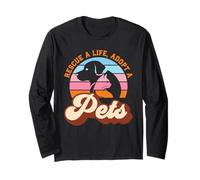 Animal welfare RESCUE A LIFE ADOPT A PETS FUNNY Animal Long Sleeve T-Shirt
