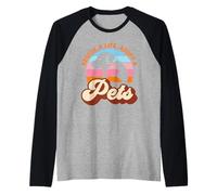 Animal welfare RESCUE A LIFE ADOPT A PETS FUNNY Animal Raglan Baseball Tee