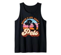 Animal welfare RESCUE A LIFE ADOPT A PETS FUNNY Animal Tank Top