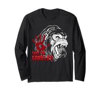 Animal Welfare RESCUES THE GORILLAS Funny Animal Rights Long Sleeve T-Shirt