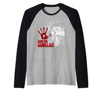 Animal Welfare RESCUES THE GORILLAS Funny Animal Rights Raglan Baseball Tee