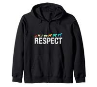 Animal Welfare RESPEK ANIMALS Animal Rights Animal Welfare Zip Hoodie