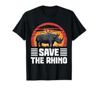 Animal Welfare SAVE THE RHINO Funny Animal Rights T-Shirt