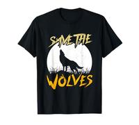 Animal Welfare SAVE THE WOLVES Rescuers Funny Animal Rescue T-Shirt
