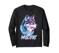 Animal Welfare SAVE THE WOLVES Rescuers Funny Animal Rights Long Sleeve T-Shirt