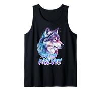 Animal Welfare SAVE THE WOLVES Rescuers Funny Animal Rights Tank Top