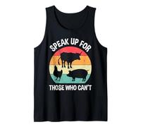 Animal Welfare SPEAK UP FOR THOSE WHO CAN'T Animal Rights Tank Top