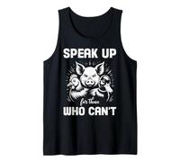 Animal Welfare SPEAK UP FOR WHO CAN'T Animal Rights Tank Top