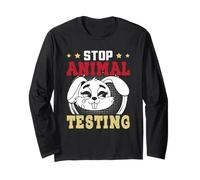 Animal Welfare STOP ANIMAL TESTING EXPERIMENTS Animal Rights Long Sleeve T-Shirt