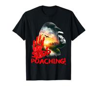 Animal Welfare STOP POACHING GORILLAS Funny Animal Rights T-Shirt