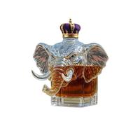 Animal Whiskey Bottle - Elephant Glass Decanter with High Transparency Design, Alcohol Dispenser and Decorative Sculpture for Gifting | Desktop Decor Husband, Dad’s Bar Office Shelf Display, Ho