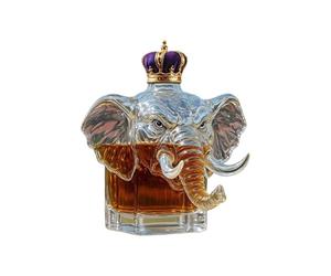 Animal Whiskey Bottle, Elephant-Shaped Wine Decanter, High-Transparency Glass Container, Creative and Funny Design, Ideal for Desktop Display, for Husband, Dad, Uncle, Grandfather, and Men