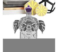 Animal Whiskey Bottle - Funny Elephant Glass Liquor Decanter Bottle,High Transparency Drinks Container, Desktop Ornament for Husband Dad Uncle Grandfather Boyfriend Men