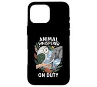 Animal Whisperer On Duty Wildlife Nature Lover Case for iPhone 16 Pro Max