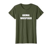 Animal Whisperer T-Shirt, Women, Olive Green, XX-Large