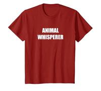 Animal Whisperer T-Shirt, Youth, Cranberry Red, 2T