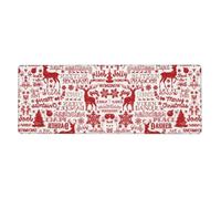 Animal Wilderness Bear Deer Desk Protector Mat, Extra Large and Durable Desk Pad with Non-Slip Backing for Home Office Use