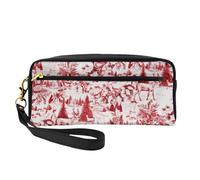 Animal Wilderness Bear Deer Print Stylish Makeup Bag Girls Students Waterproof Cosmetic Pouch Stationery Toiletry