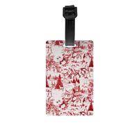 Animal Wilderness Bear Deer Print Waterproof Luggage Tags Suitcases Identification Labels Business Family Vacations