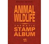 Animal Wildlife Thematic Stamp Album: With beautiful aesthetic black pages and more than 4300 spaces to sort and display your philately collection. Ideal for beginner adult collectors and kids