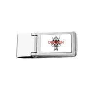 Animal Wings Myth Dragon East West Slim Money Clip Stainless Holder Pocket Wallet