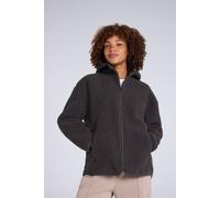 Animal Women's 'Anna' Lightweight Full-Zip Hooded Casual Soft Fleece Sweatshirt in Dark Brown | Size: 14 Animal Dark Brown 14