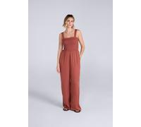 Animal Women's 'Astrid' Lightweight Casual Sleeveless Wide Leg Relaxed Fit Jumpsuit in Terracotta | Size: 12 Animal Terracotta 12