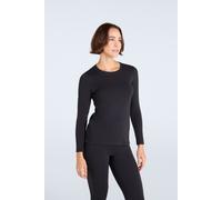Animal Women's 'Blaze' Warm & Cosy Lightweight Soft Comfy Baselayer Thermal Top in Jet Black | Size: 14 Animal Jet Black 14