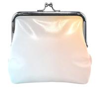 Animal Women's Cute Coin Purse Leather Kiss Lock Abstract Teal Blurred Color Girls Change Coin Wallet