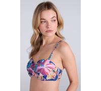 Animal Women's 'Docks' Lightweight Stretchy Stylish Comfortable Bandeau Bikini Top in Purple | Size: 10 Animal Purple 10