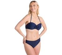 Animal Womens Docks Plain Bikini Top - Dark Blue - Dark Blue - 6 UK - 84% Recycled Polyester/16% Elastane