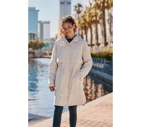 Animal Women's 'Eden' Lightweight Water Resistant Two Pockets Adjustable Waist Mac in Light Beige | Size: 18 Animal Light Beige 18