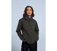 Animal Women's 'Elements' Waterproof Breathable Zipped Pocket Adjustable Hood Jacket in Olive | Size: 14 Animal Olive 14