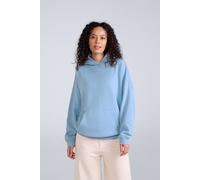 Animal Women's 'Idol' Logo Print Kangaroo Pocket Cotton Snug Fit Drop Shoulder Hoody in Light Blue | Size: 6 Animal Light Blue 6