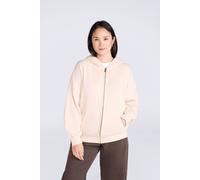 Animal Women's 'Idol' Soft 100% Cotton Casual Logo Comfortable Zip Through Hoodie in Cream | Size: XL Animal Cream XL
