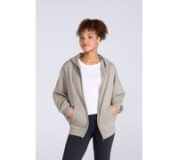 Animal Women's 'Idol' Soft 100% Cotton Casual Logo Comfortable Zip Through Hoodie in Green | Size: Medium Animal Green M