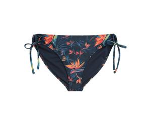 Animal Womens Iona Leaf Print Recycled Side Tie Bikini Bottoms - Orange - Orange - 18 UK - 100% Mixed