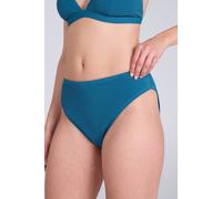 Animal Women's 'Iona' Soft Stretchy Quick Drying Comfy Crinkle Swim Bikini Bottoms in Teal | Size: 8 Animal Teal 8